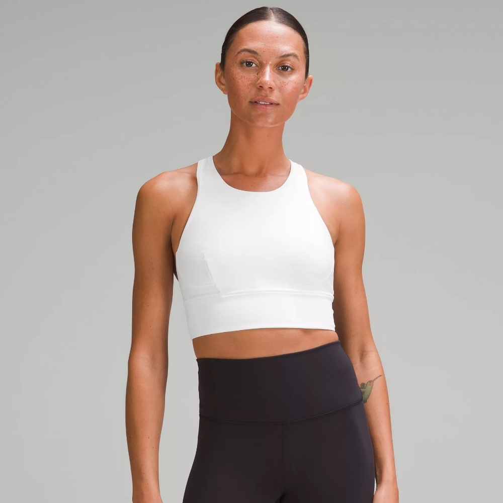 Lululemon Wunder Train Longline Bra  Medium Support, C/D Cup Size 6